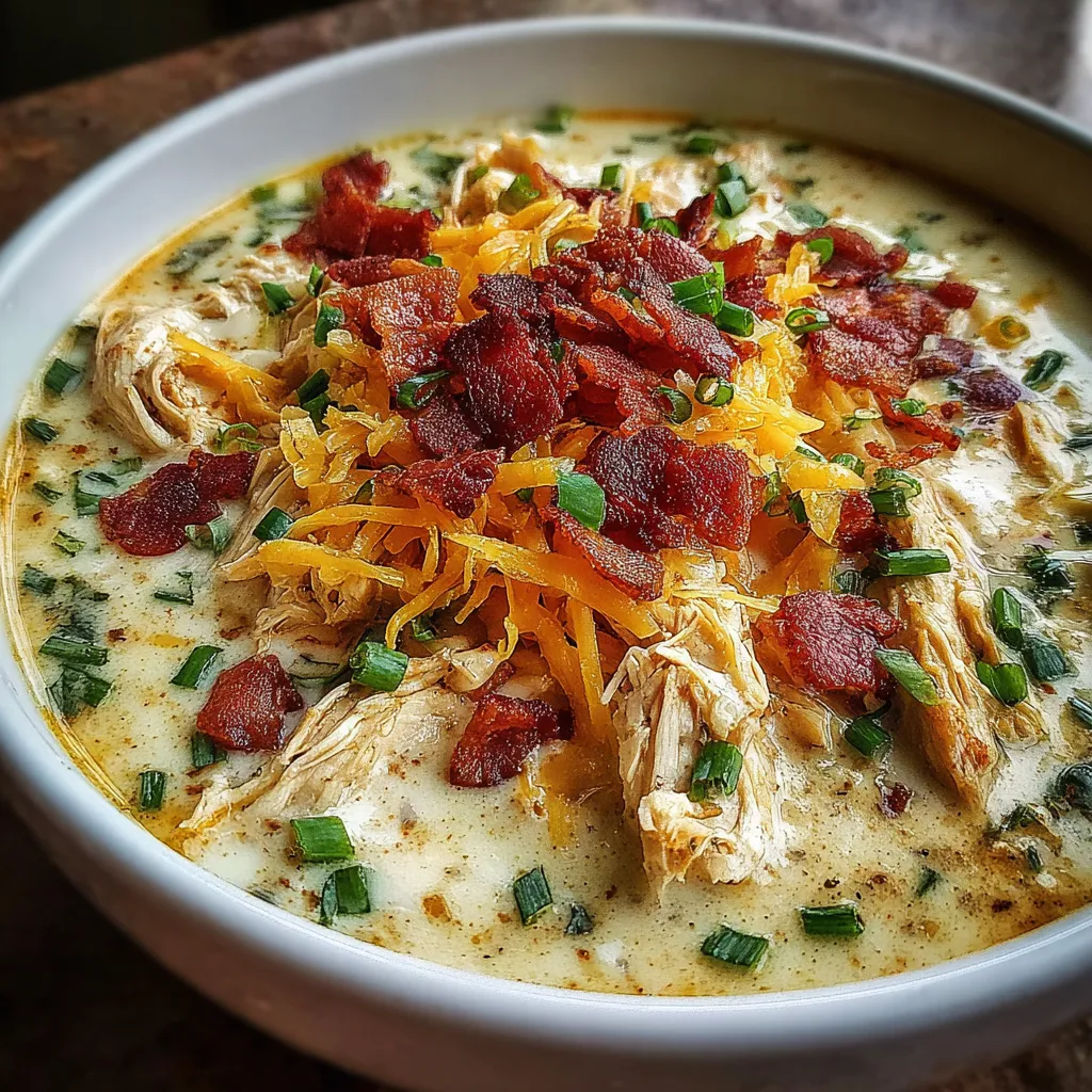 Creamy Chicken Bacon Soup