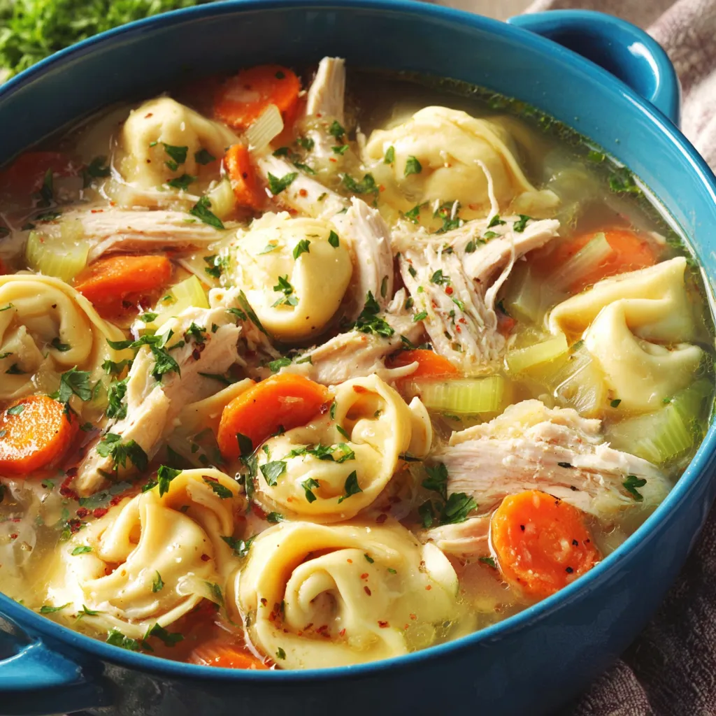 Chicken Tortellini Soup