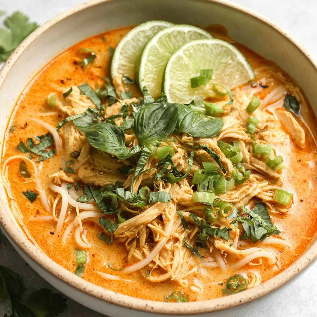 Easy Thai Chicken Curry Soup