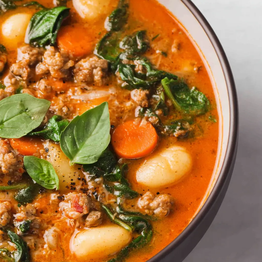 Sausage Gnocchi Soup