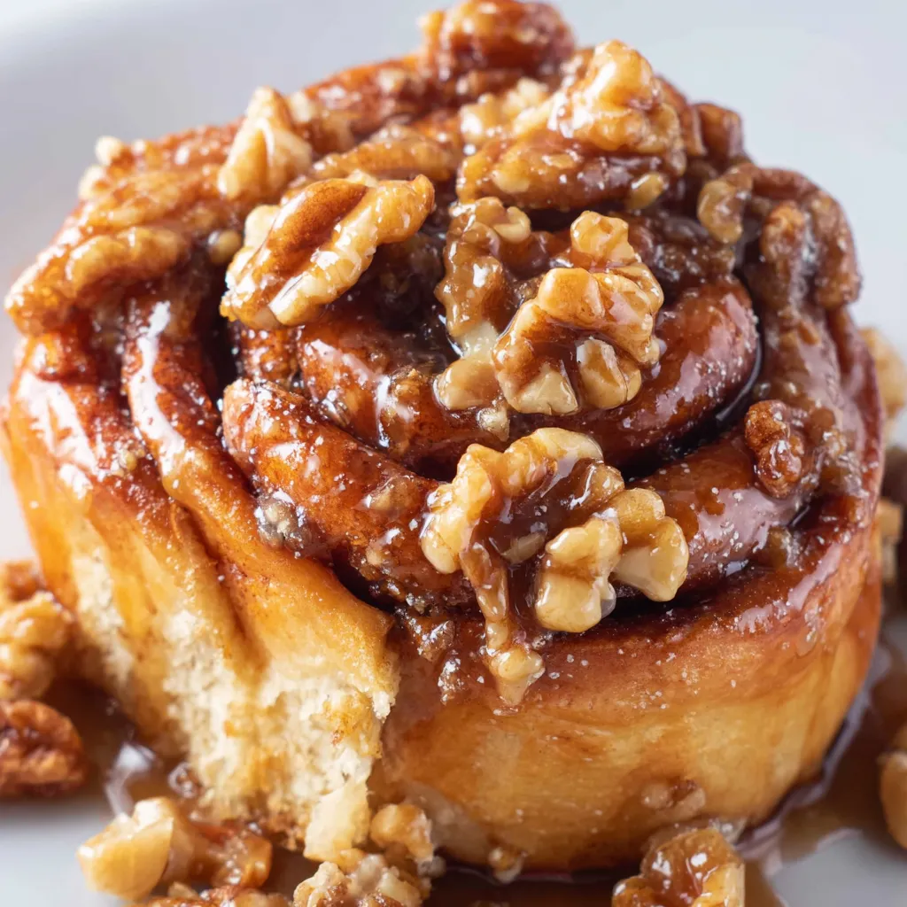 Cinnamon Maple Walnut Sticky Buns