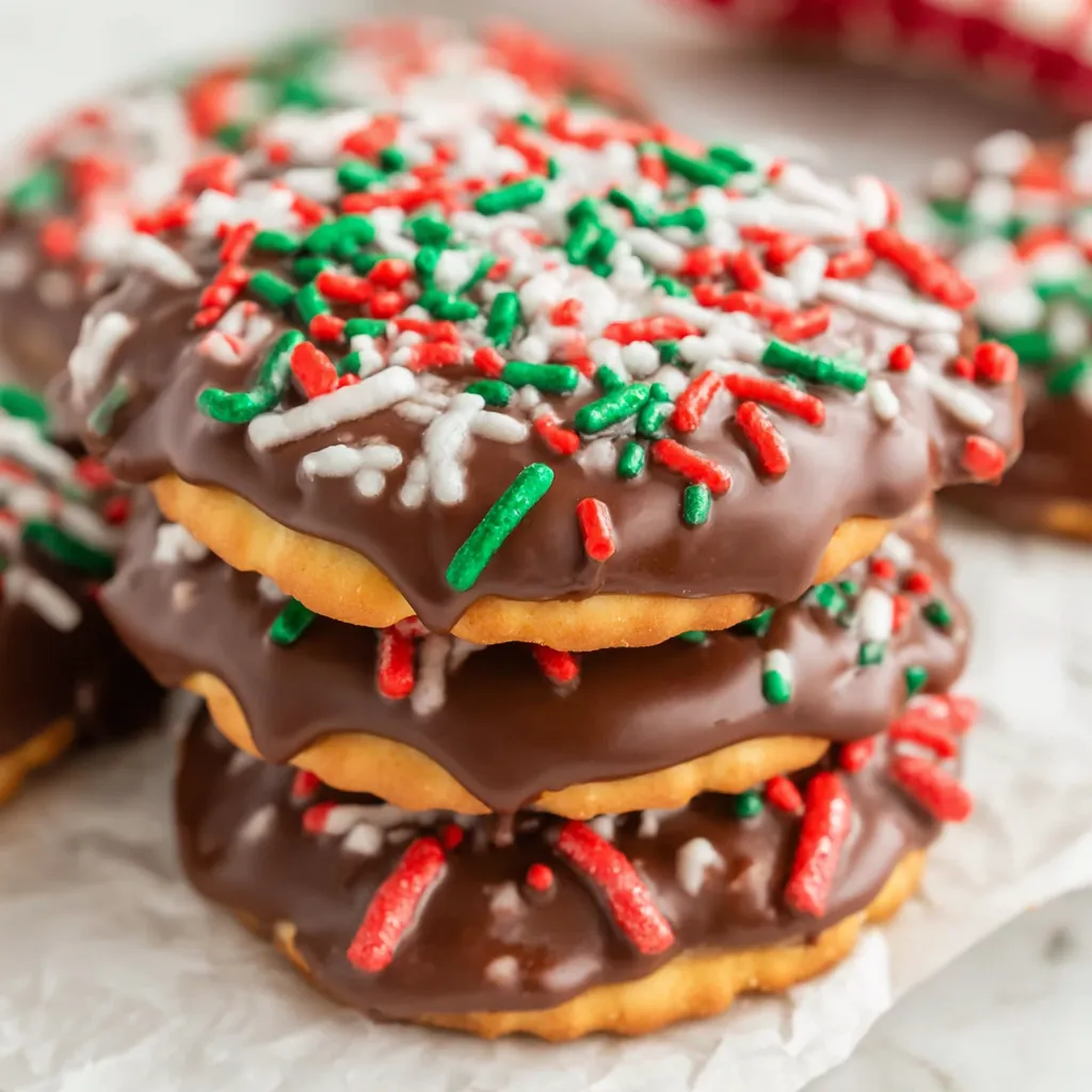 Thin Mint Ritz Cracker Cookies