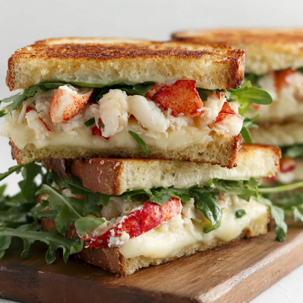 Kennebunkport Lobster Grilled Cheese Sandwich