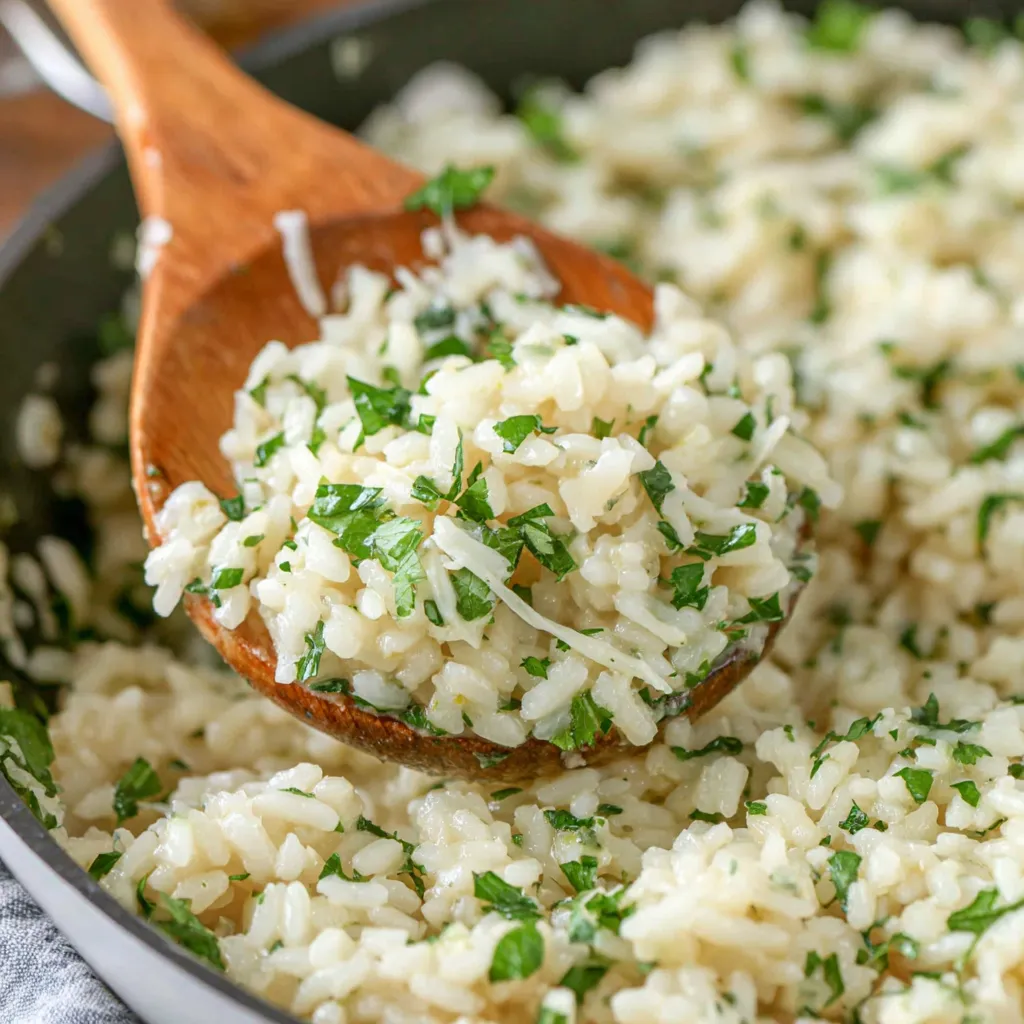 Easy Garlic Parmesan Risotto