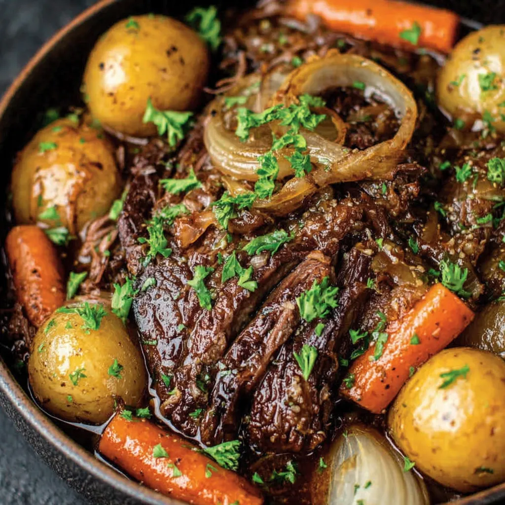 Crockpot French Onion Pot Roast
