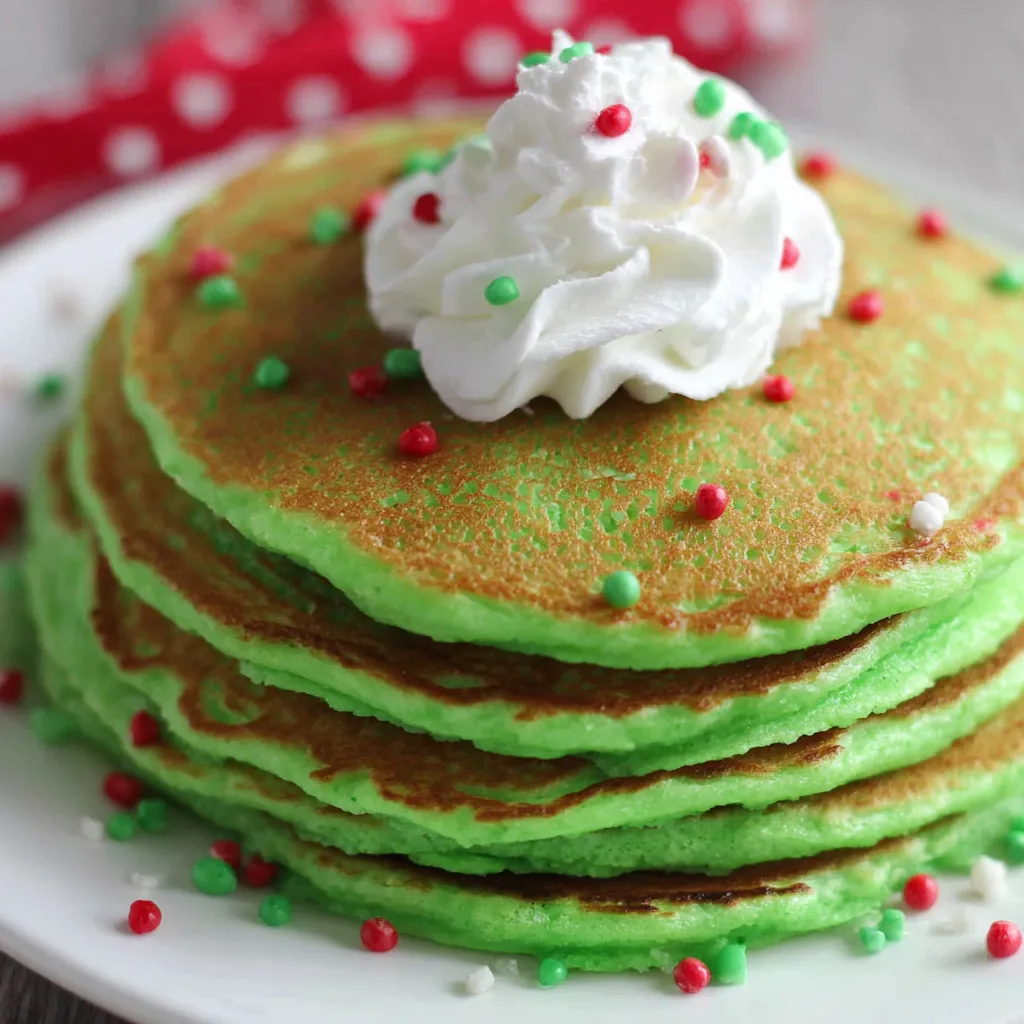 Grinch Pancakes