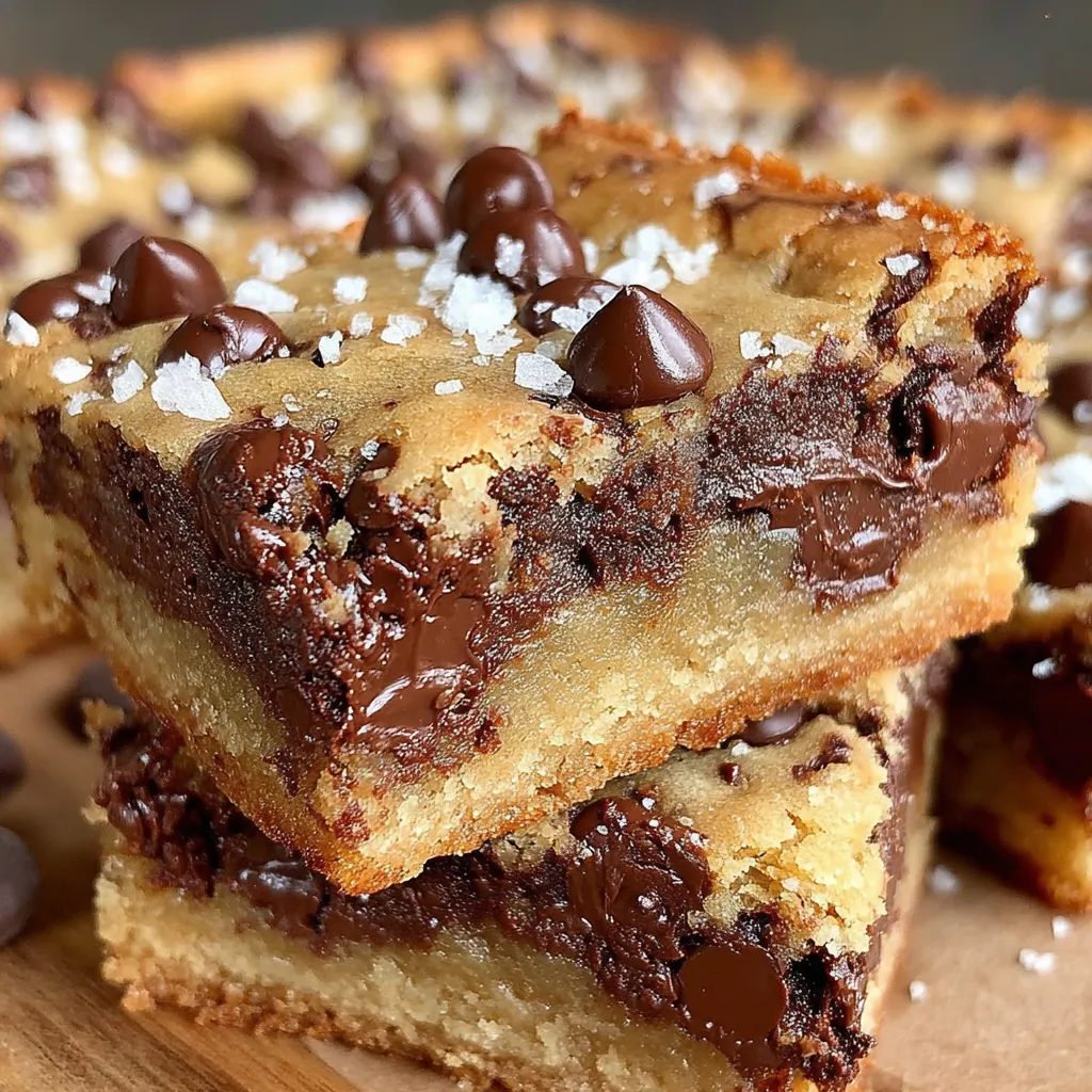 Chocolate Chip Cookie Dough Bars