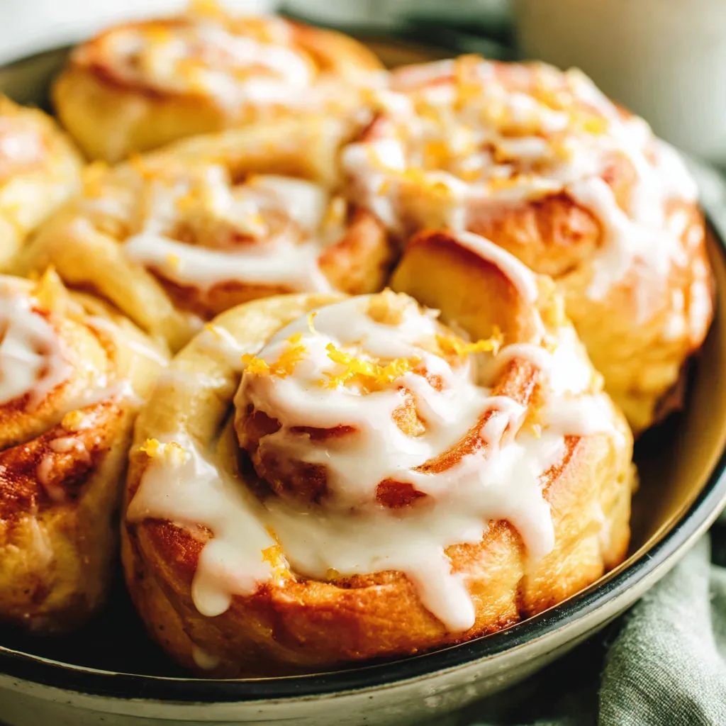 Tender Orange Rolls with Zesty Glaze