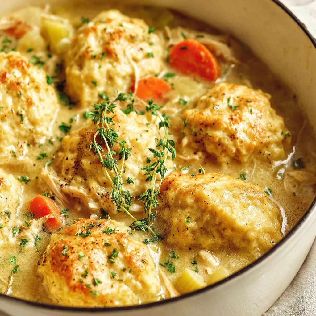 Classic Chicken and Dumplings