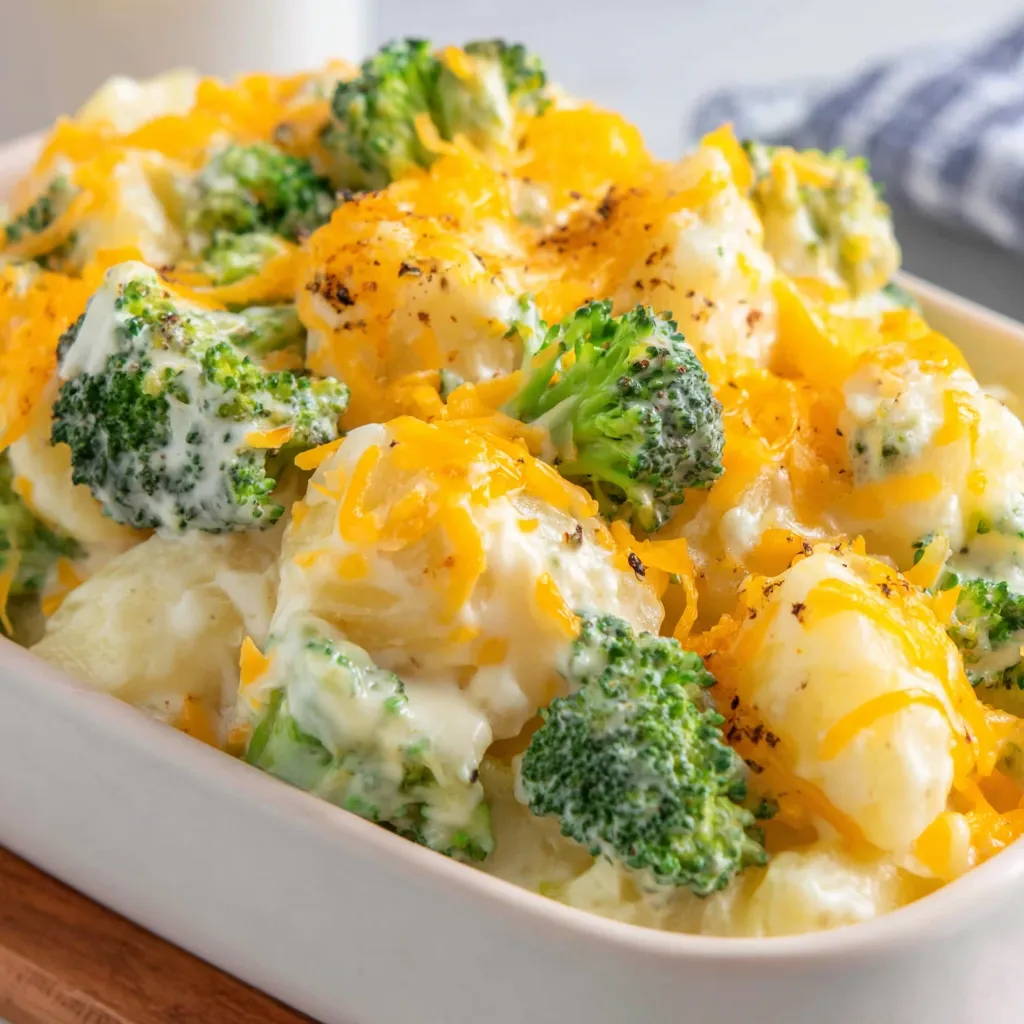Creamy Potato Broccoli Casserole