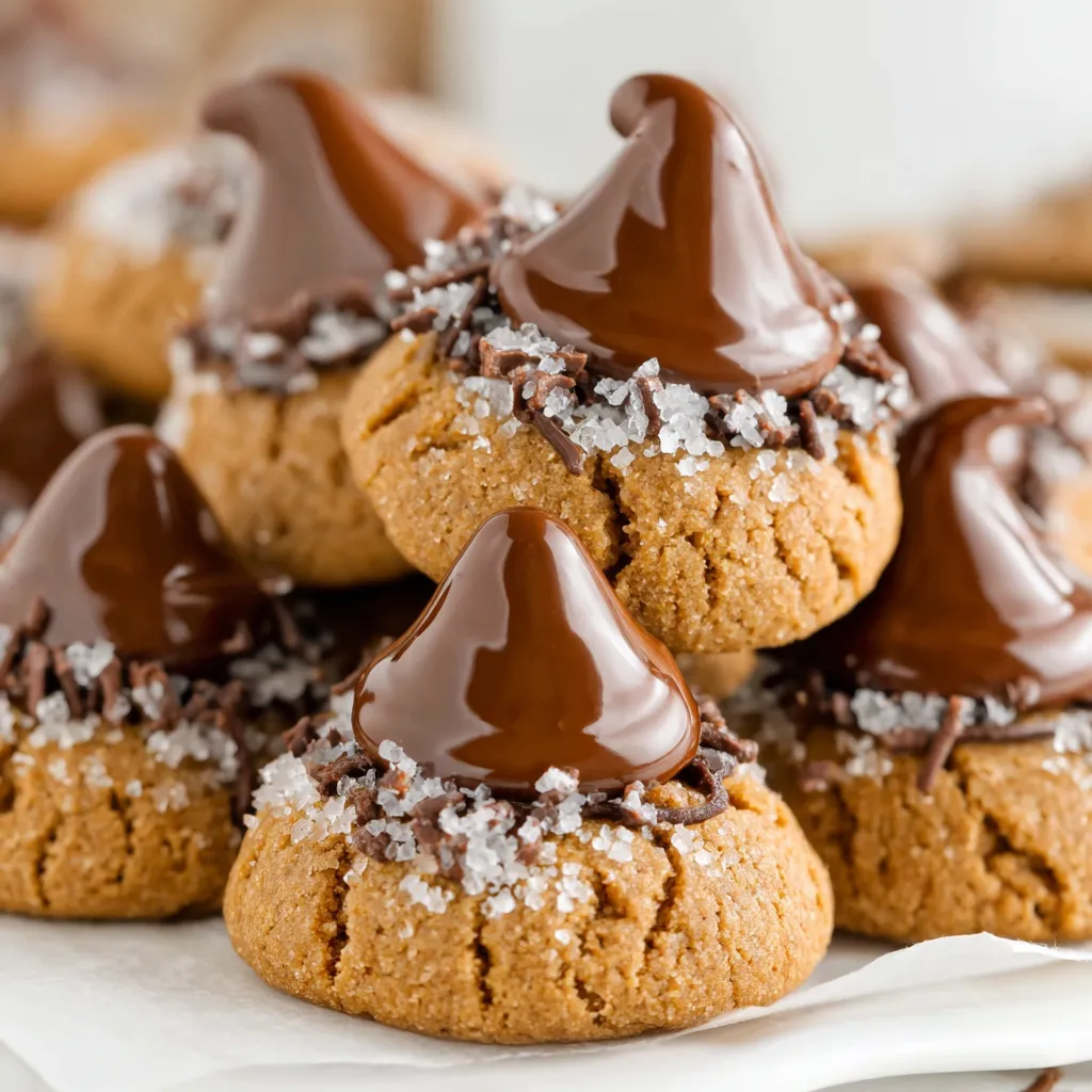 Gingerbread Kiss Cookies