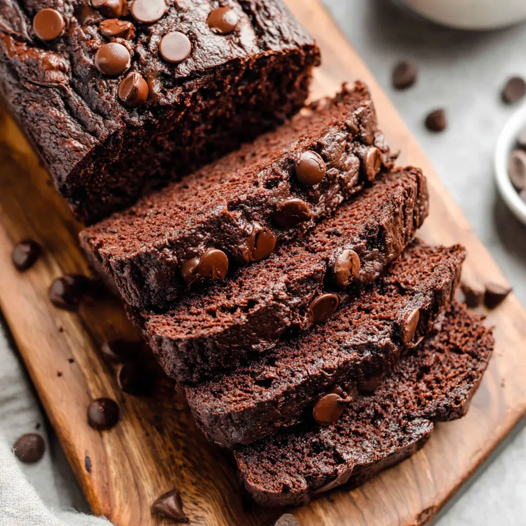 Double Chocolate Banana Bread