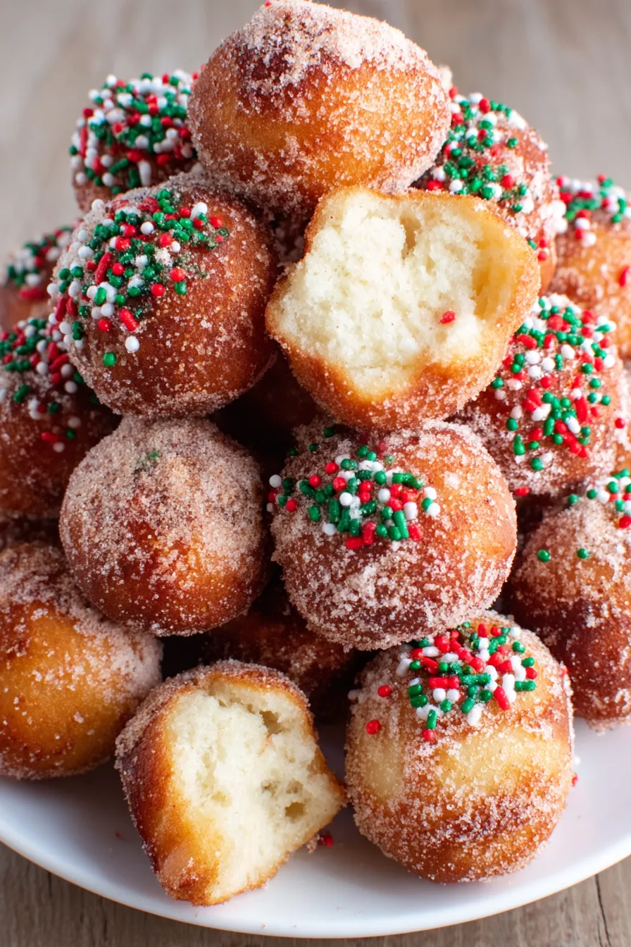 Air fryer donut holes in basket