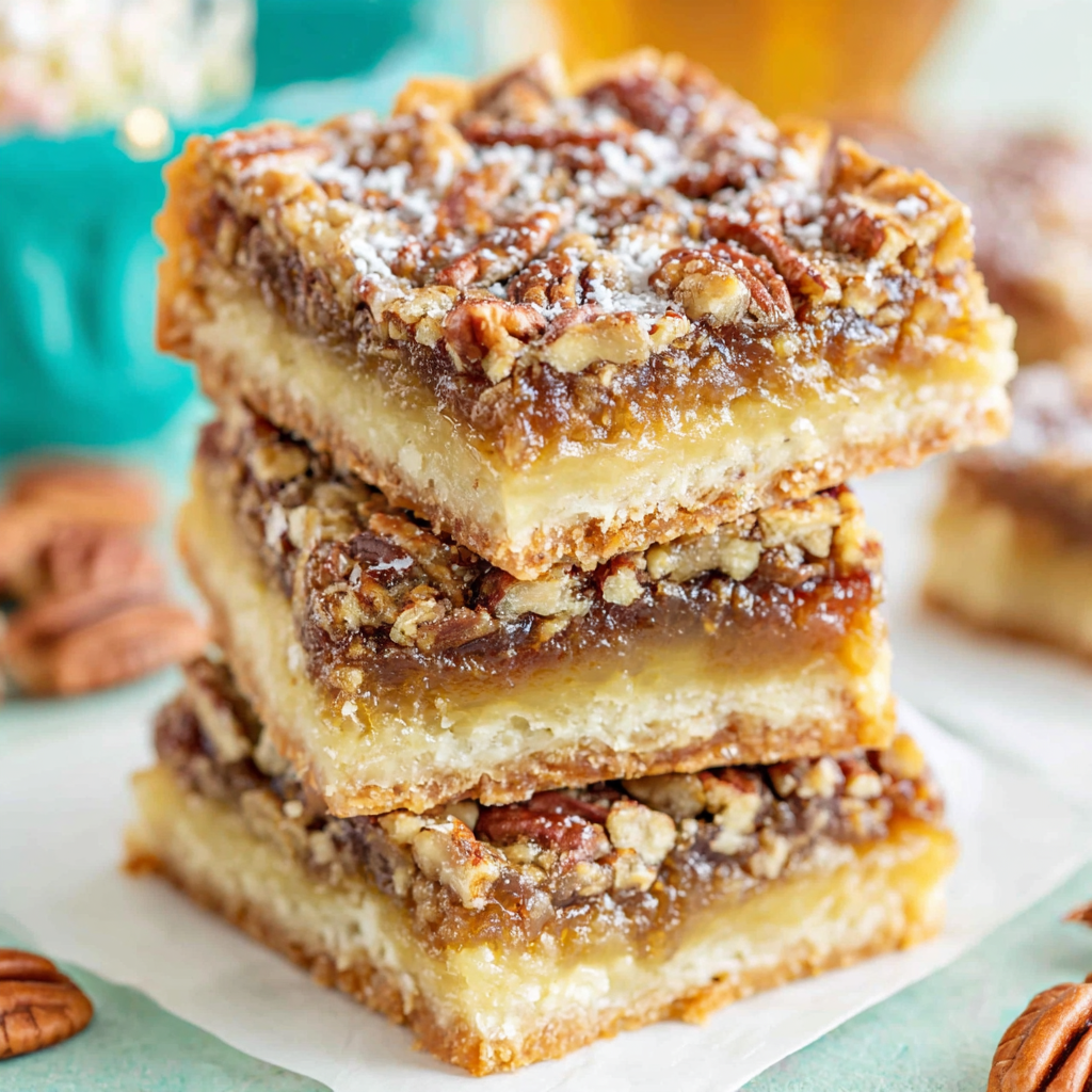 Buttery Pecan Pie Bars