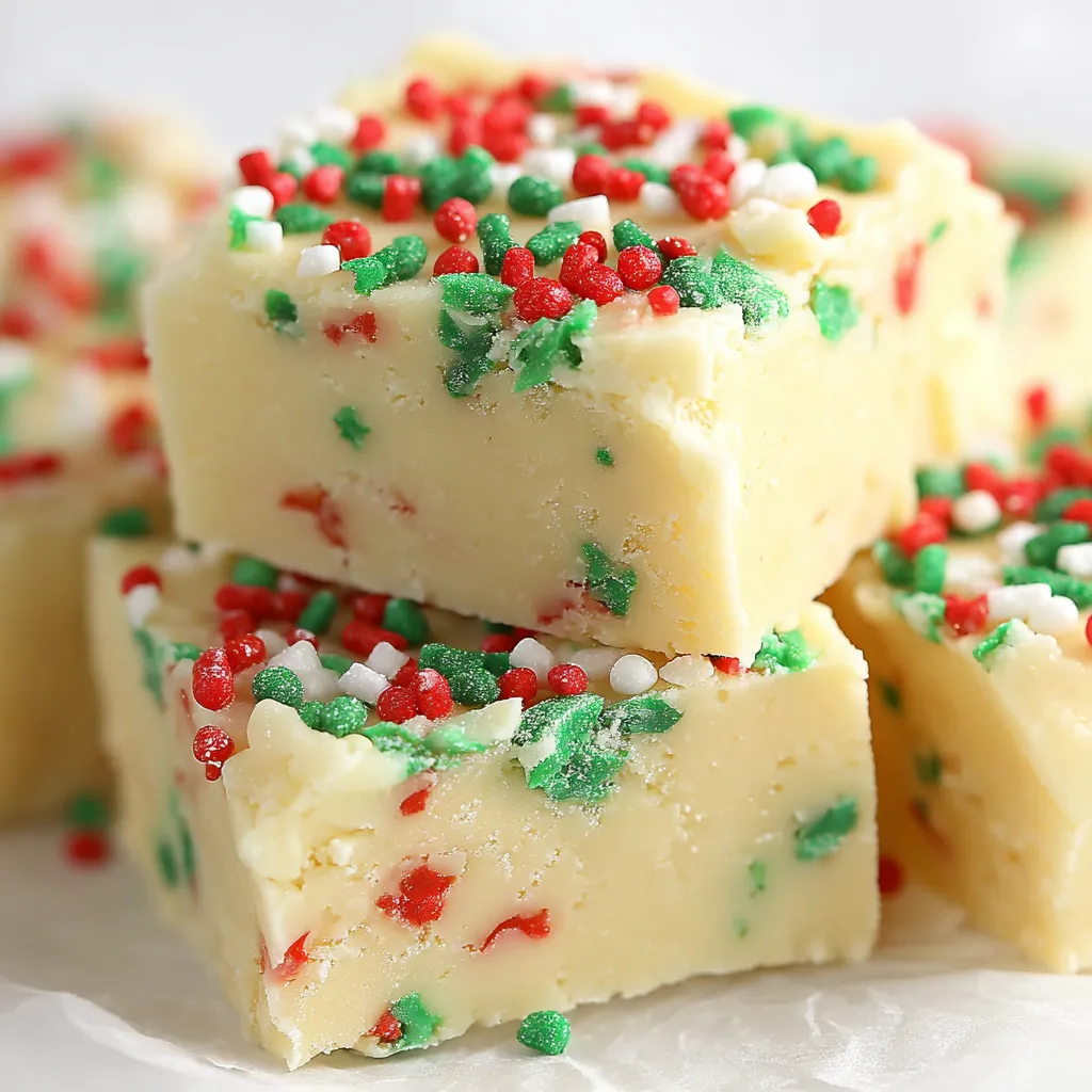 Christmas Sugar Cookie Fudge