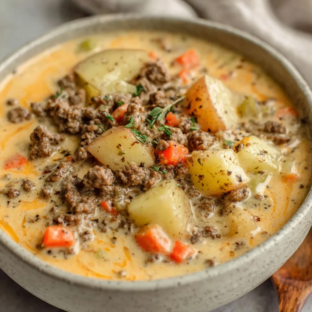 Cheeseburger Soup