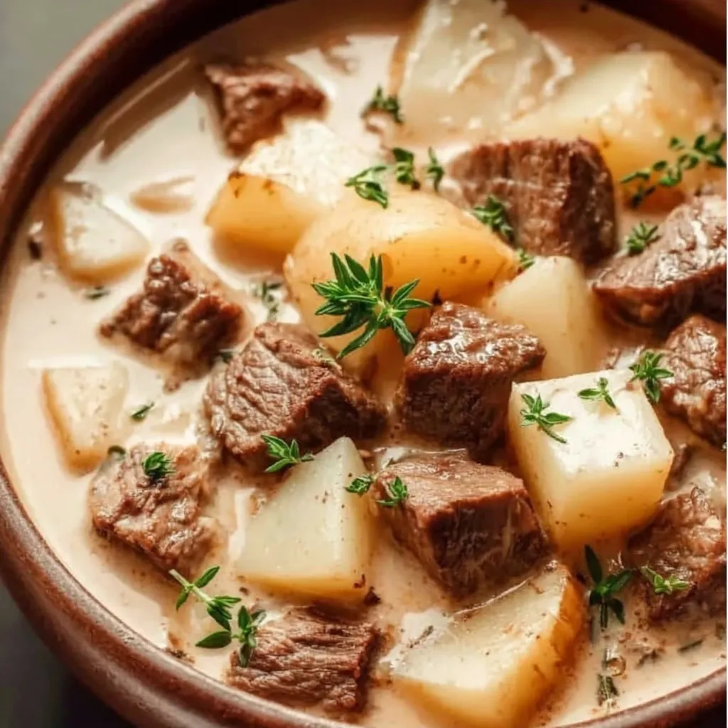 Creamy Steak & Potato Soup