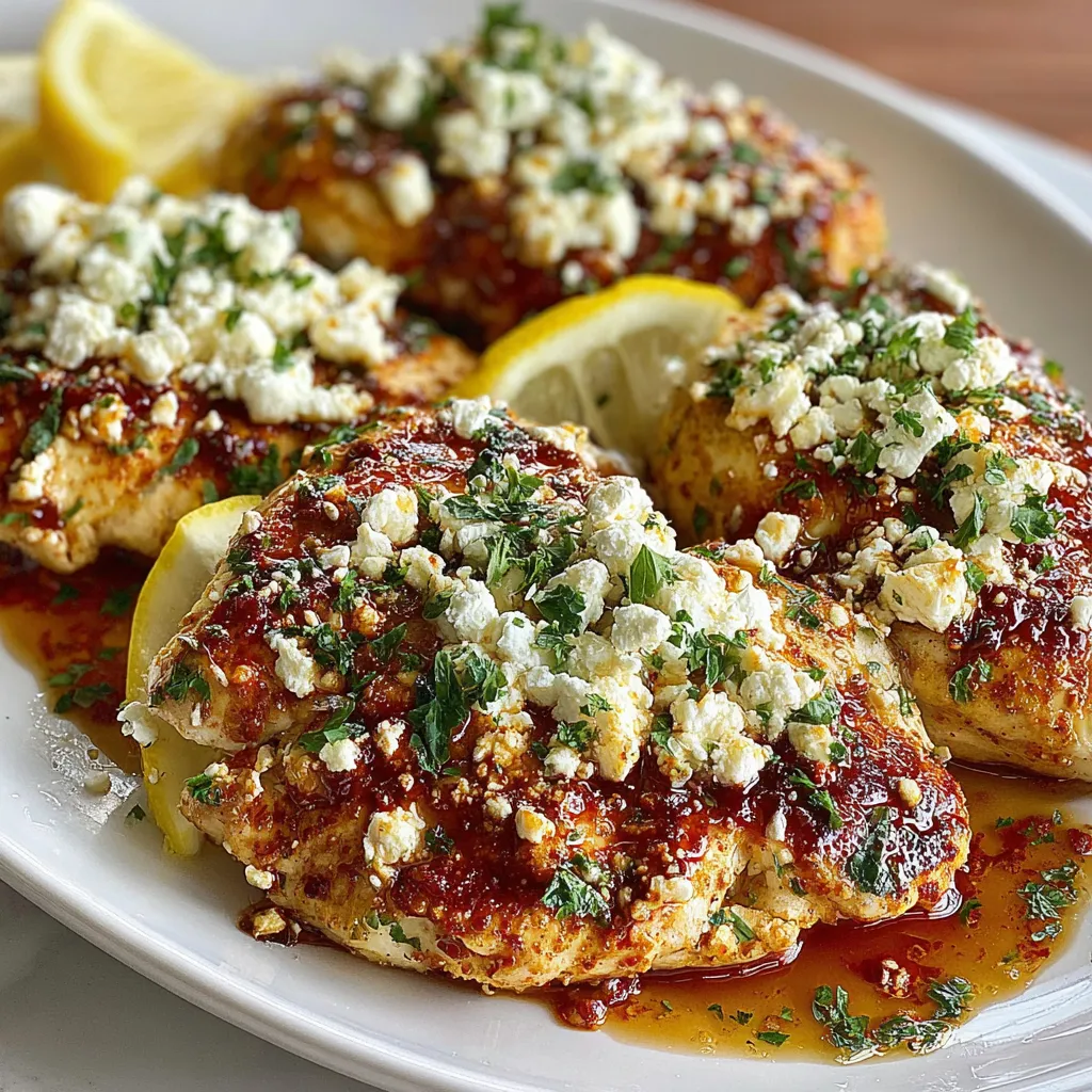 Hot Honey Feta Chicken