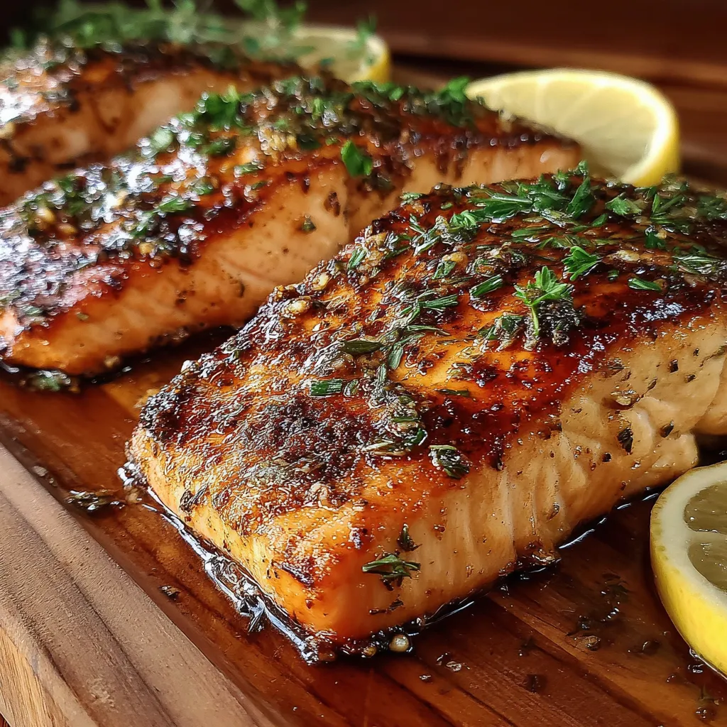 Texas Roadhouse–Style Grilled Salmon