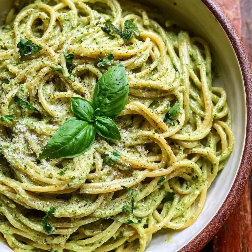Easy 10-Minute Creamy Pesto Pasta