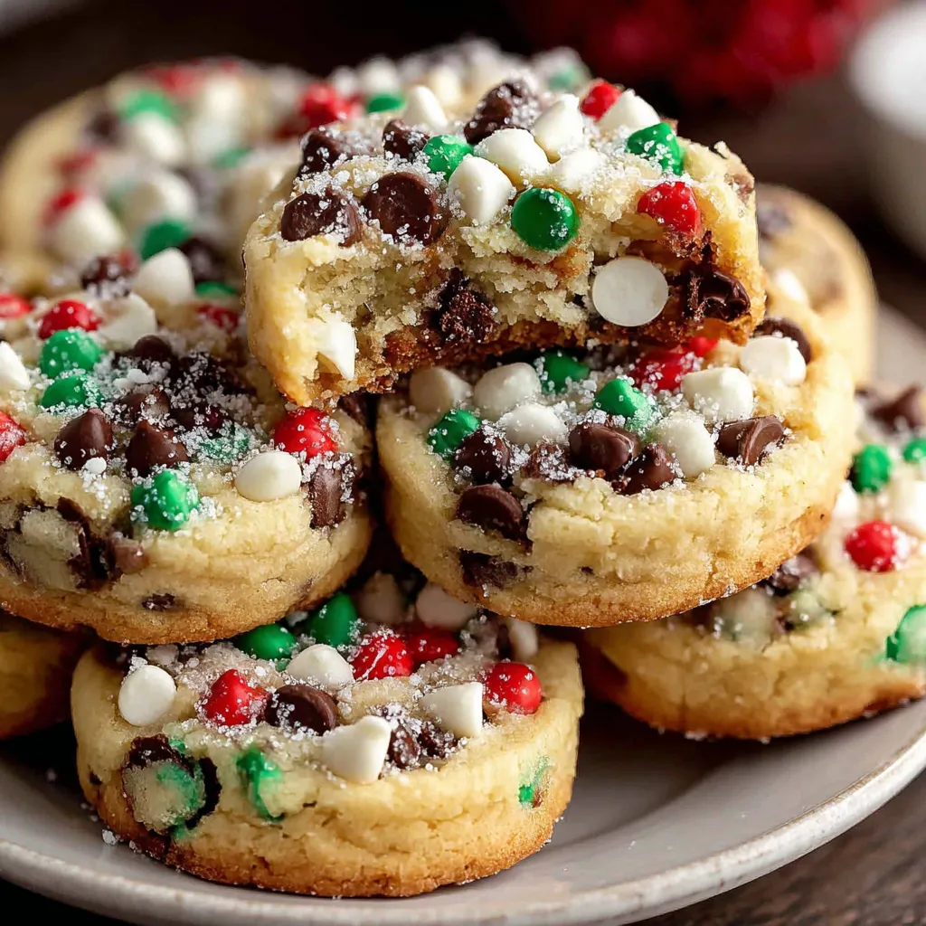 Winter Wonderland Chocolate Chip Christmas Cookies