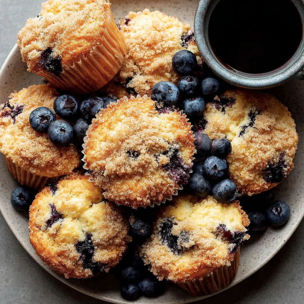 Blueberry Crumble Muffins