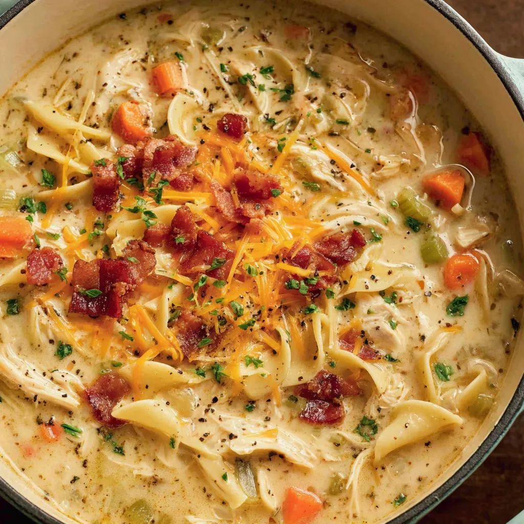 Crack Chicken Noodle Soup