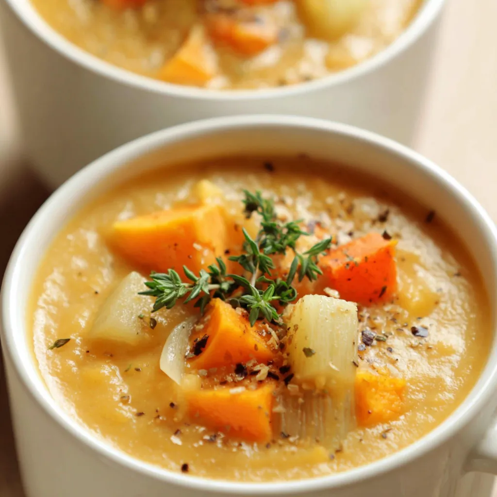 Tasty Roasted Winter Vegetable Soup