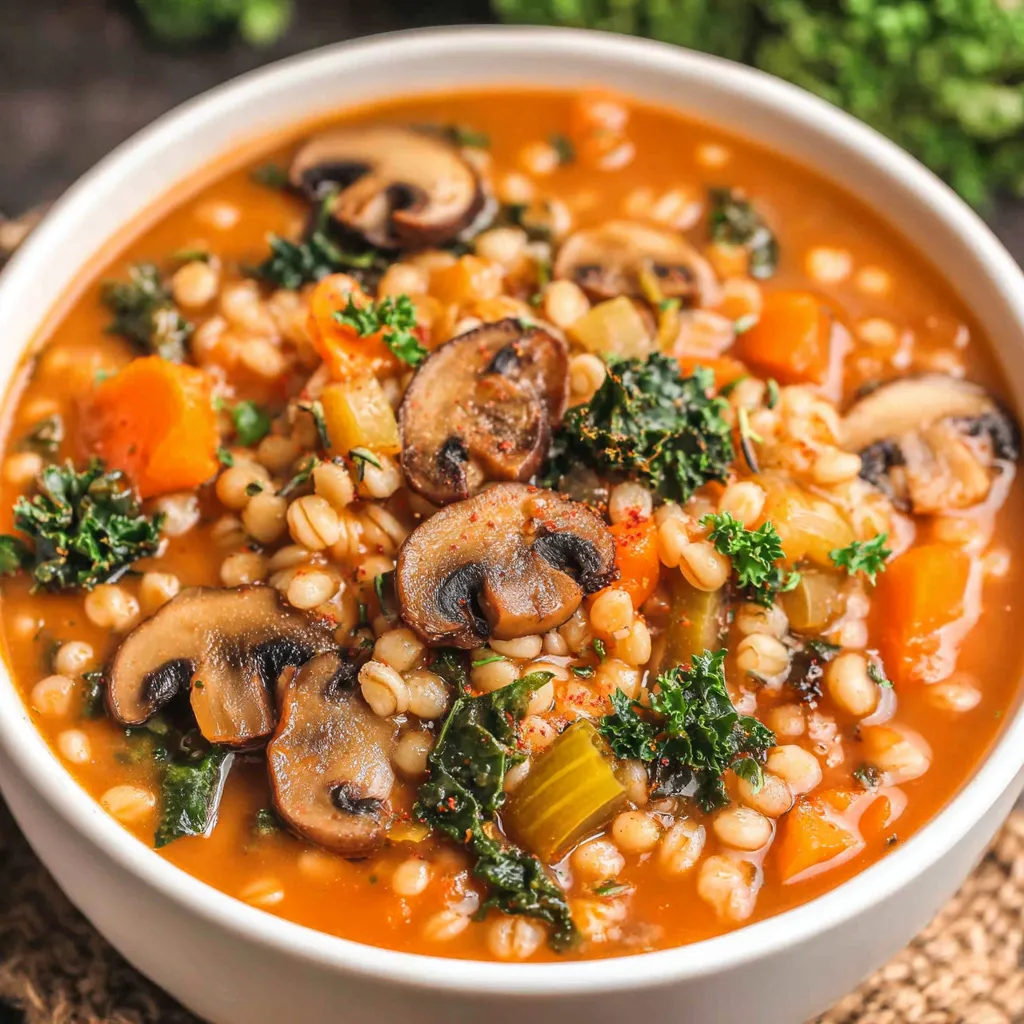 Vegetable Barley Soup (Vegan & Protein-Rich)