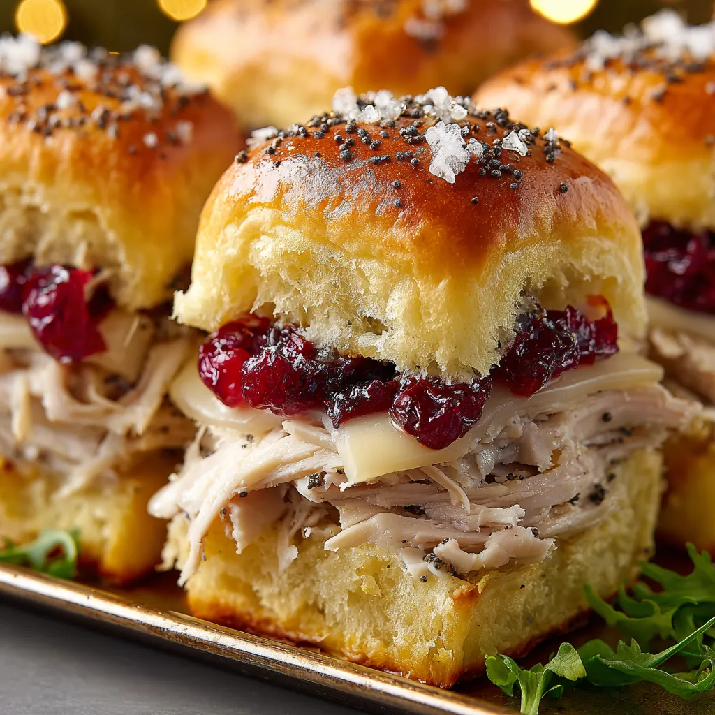 Turkey Cranberry Sliders