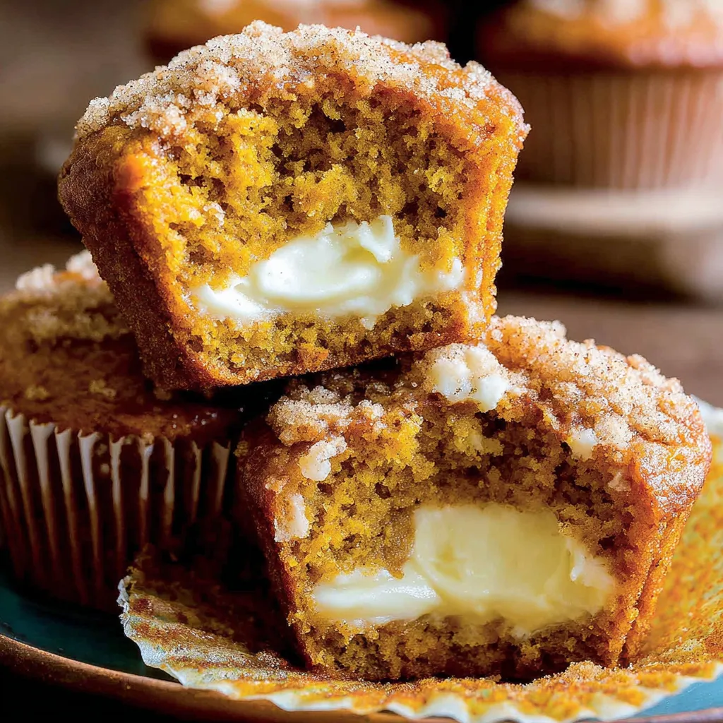 Pumpkin Cream Cheese Muffins