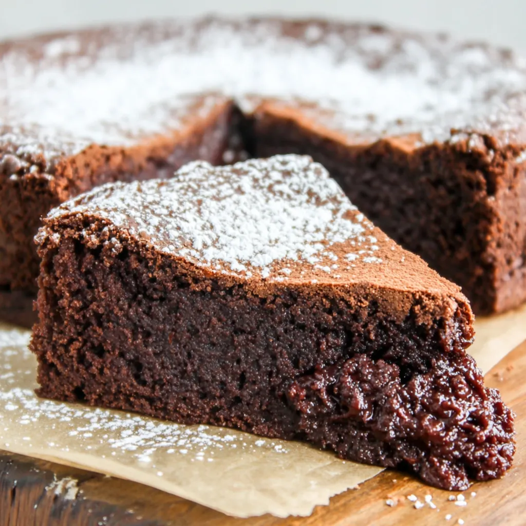 Flourless Chocolate Fudge Cake