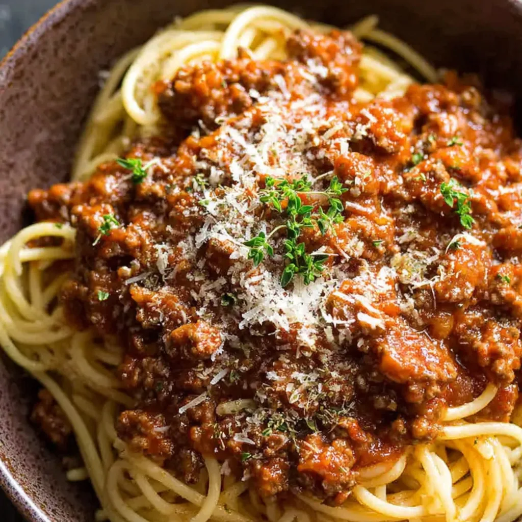 Classic Spaghetti Bolognese