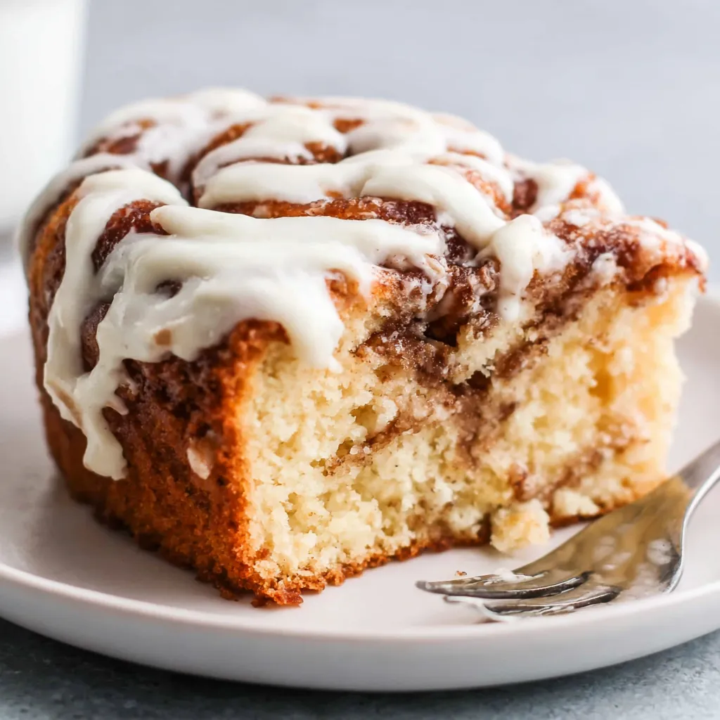 Cinnamon Roll Cake