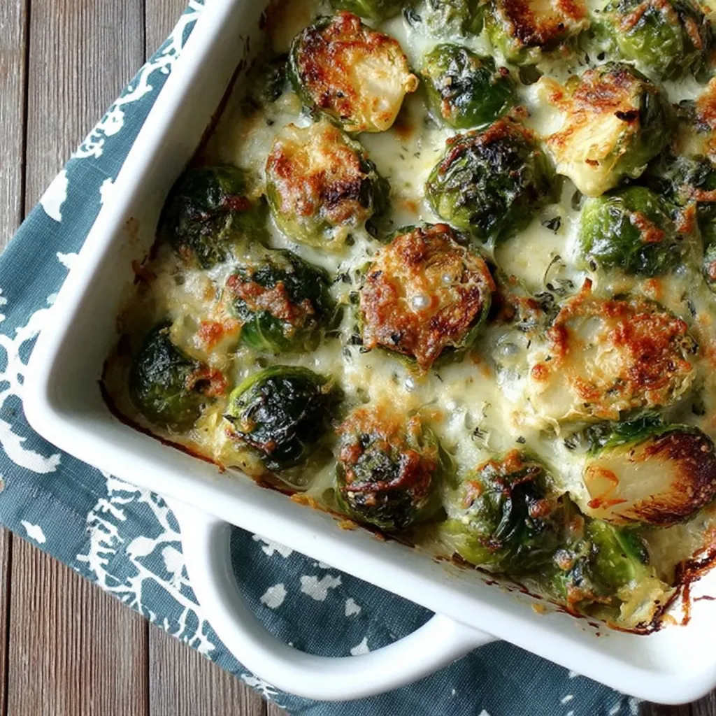 Brussels Sprouts Gratin