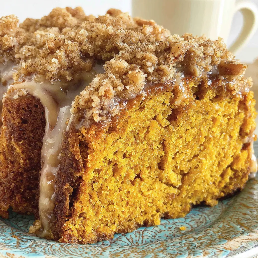 Sourdough Pumpkin Coffee Cake