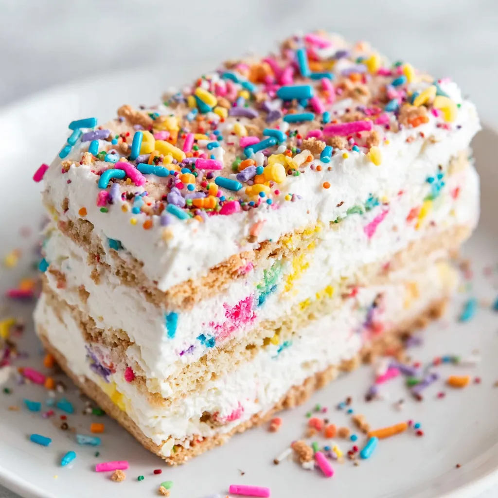 Funfetti Icebox Cake