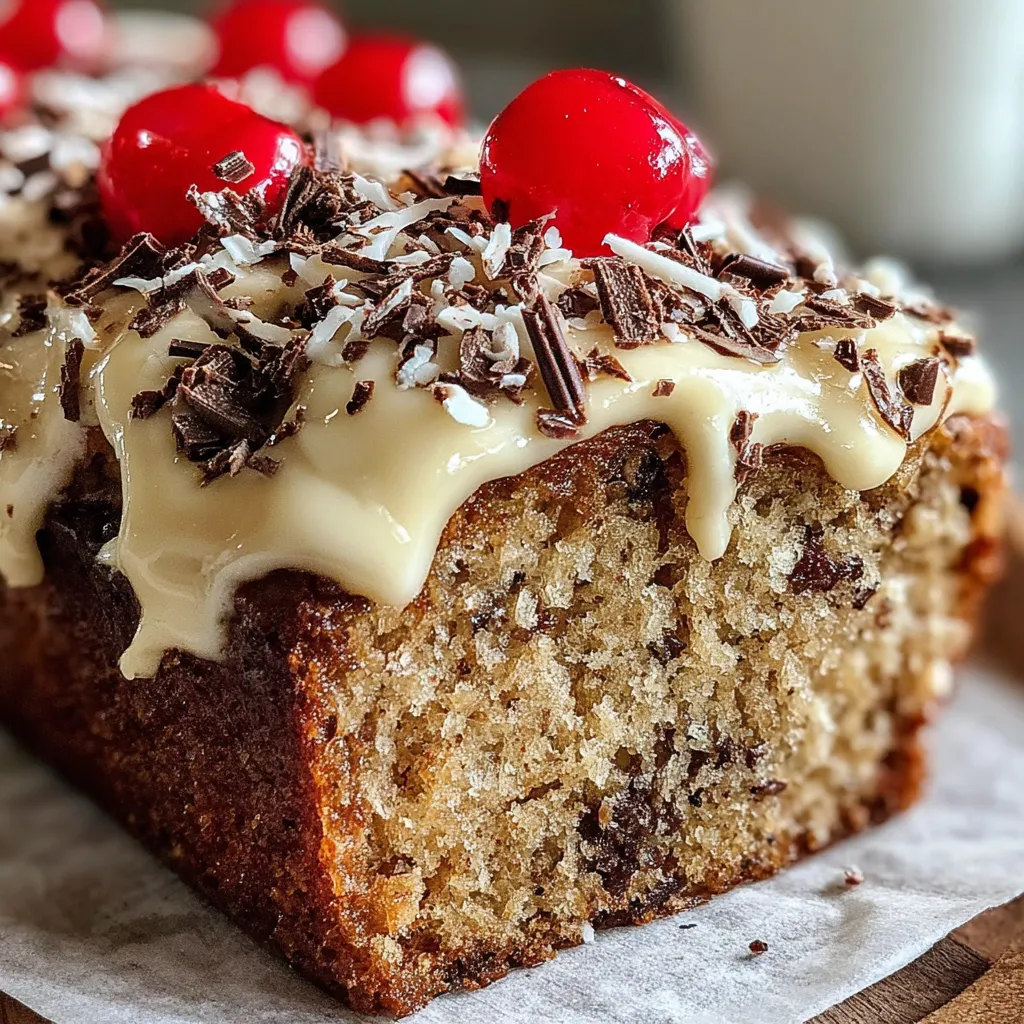 Rebel Float Frosted Banana Bread
