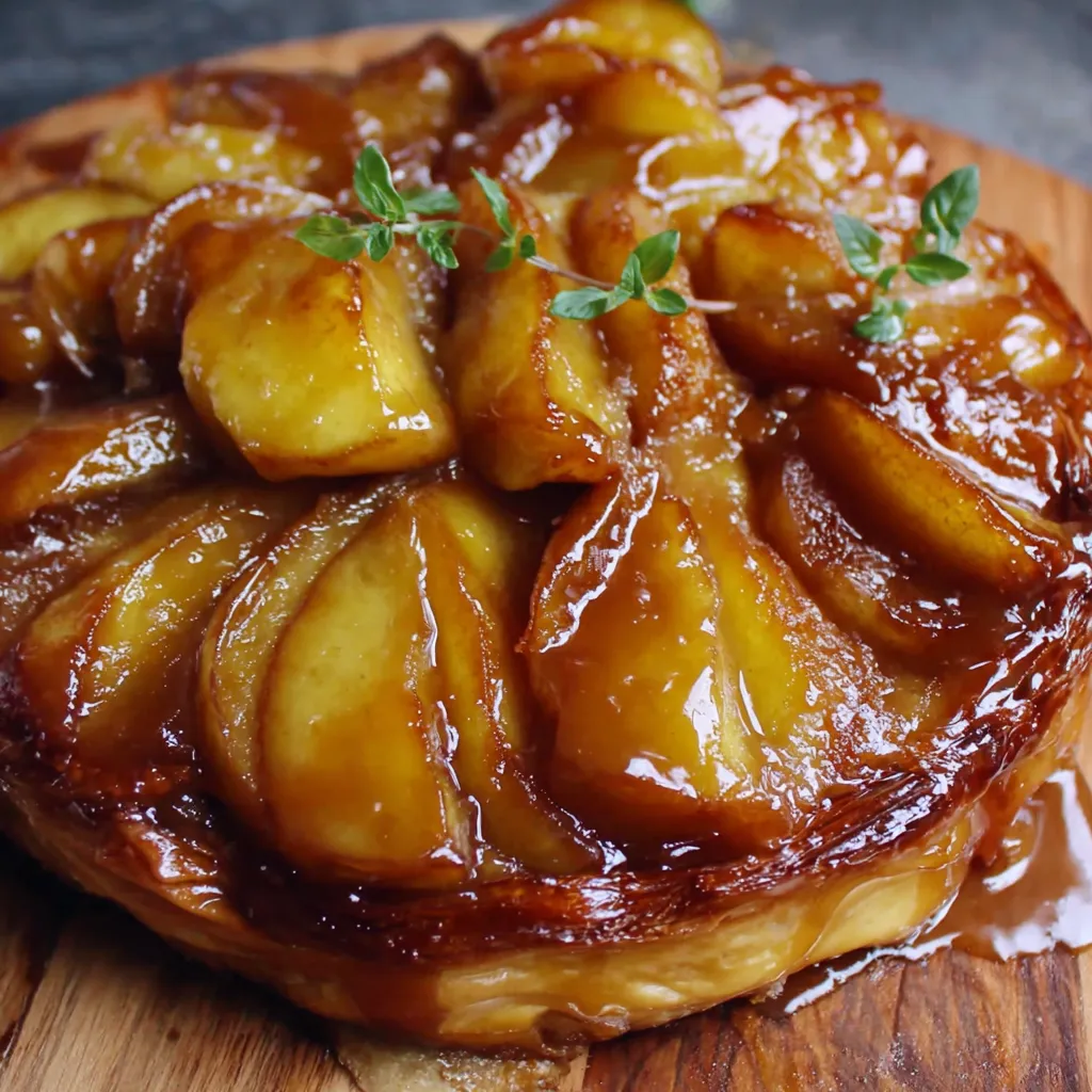 Caramel Apple Tarte Tatin