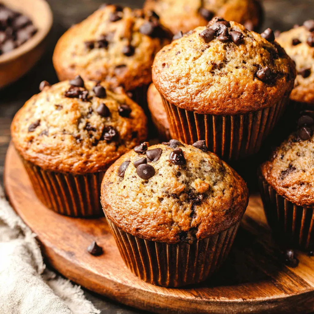 Banana Chocolate Chip Muffins