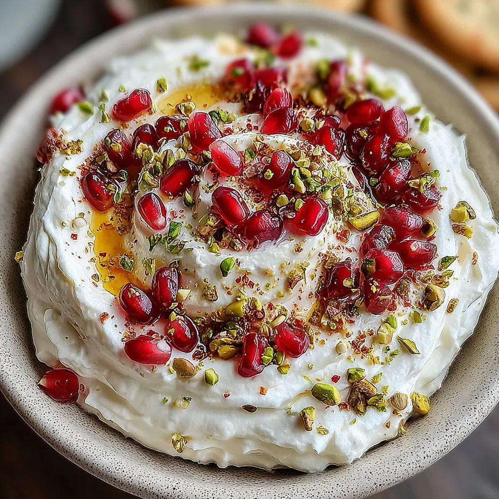 Pomegranate Pistachio Whipped Feta