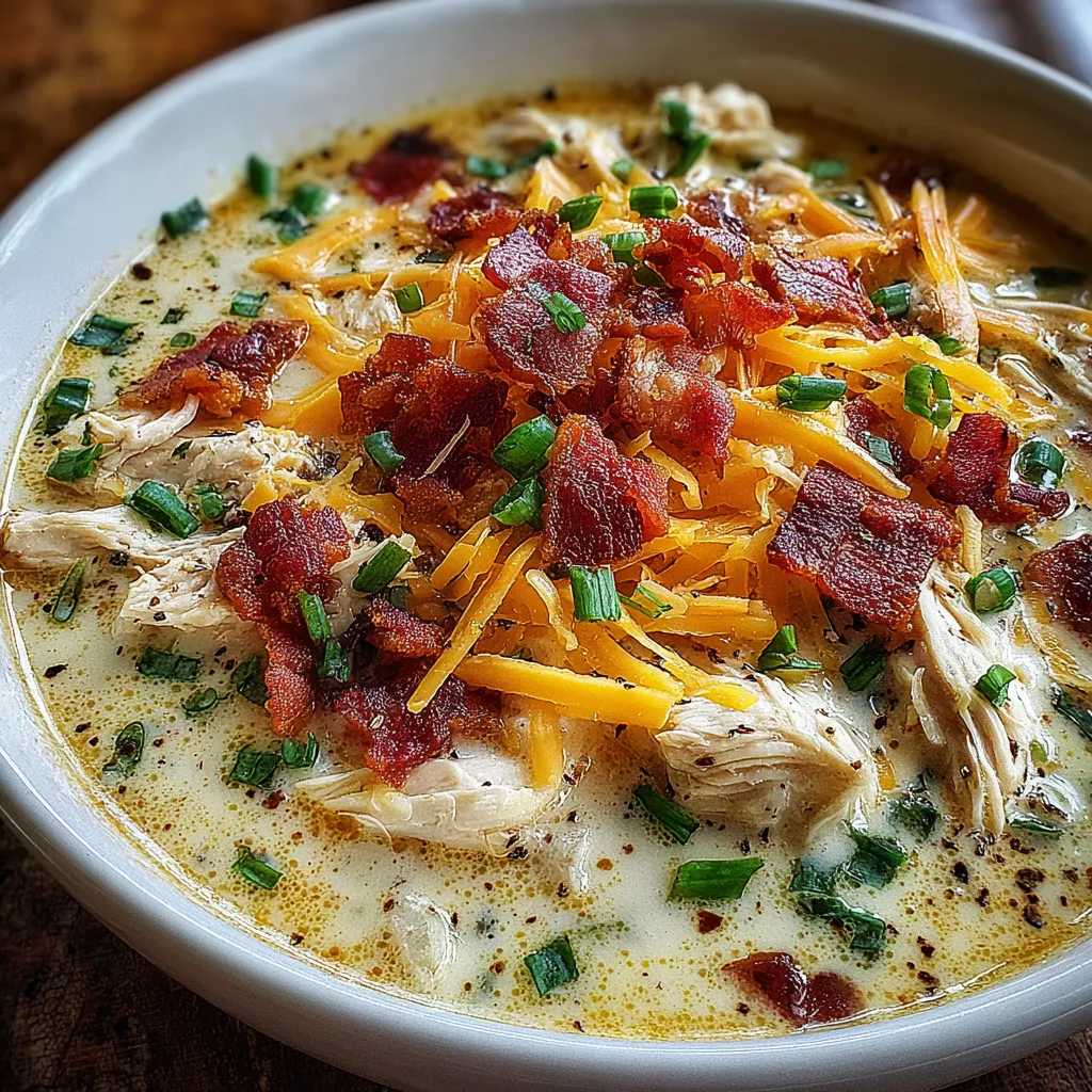 Creamy Chicken Bacon Soup