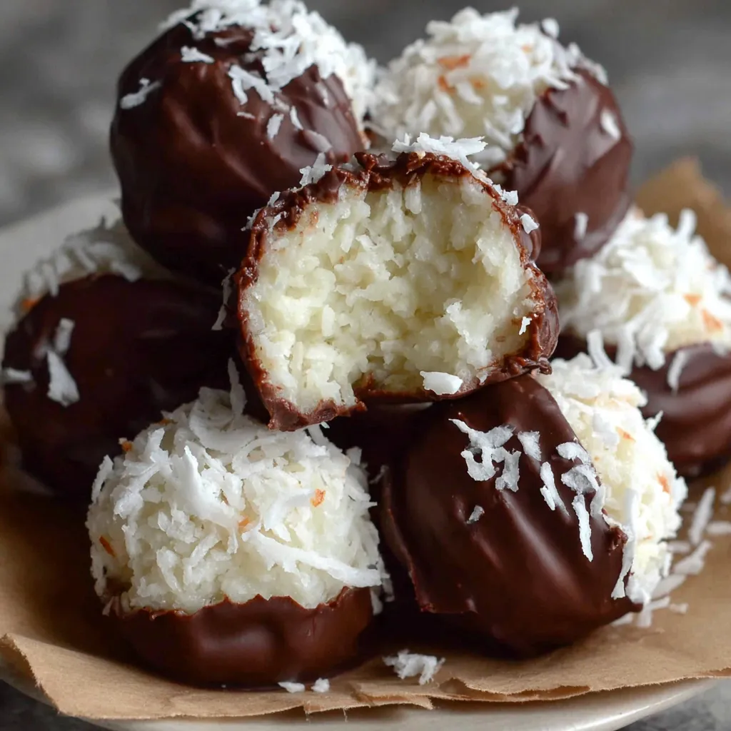 3-Ingredient Chocolate Coconut Balls