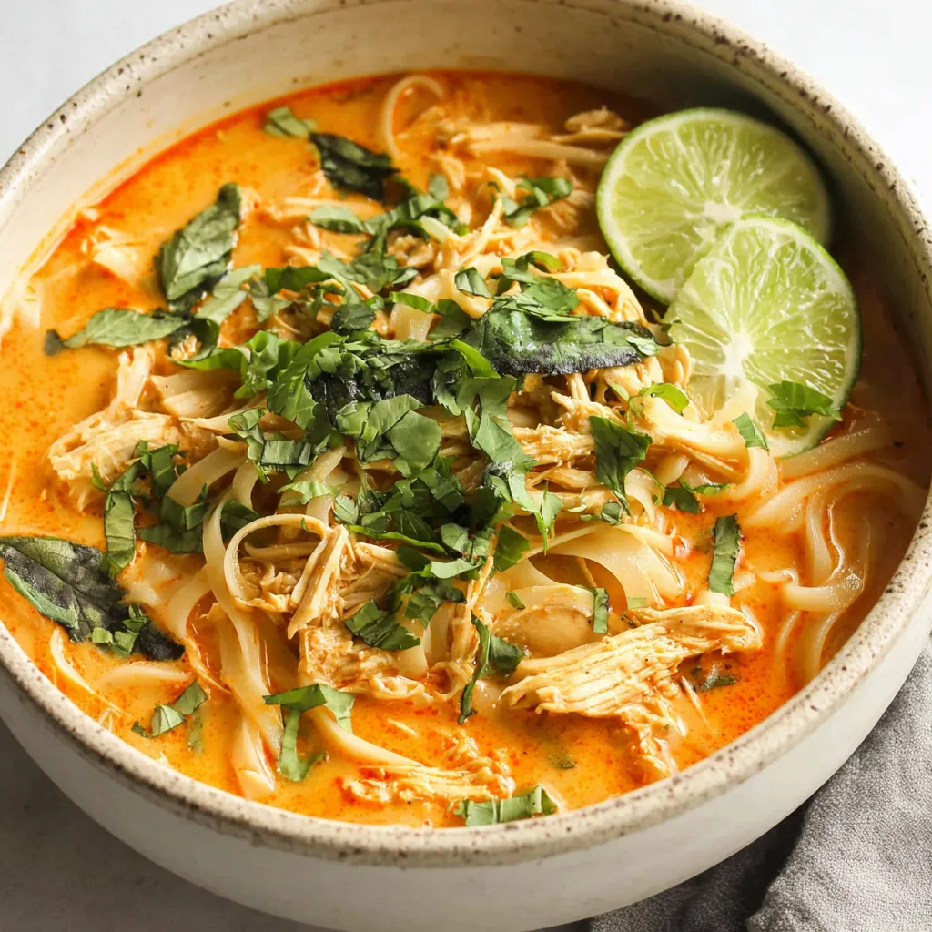 Easy Thai Chicken Curry Soup