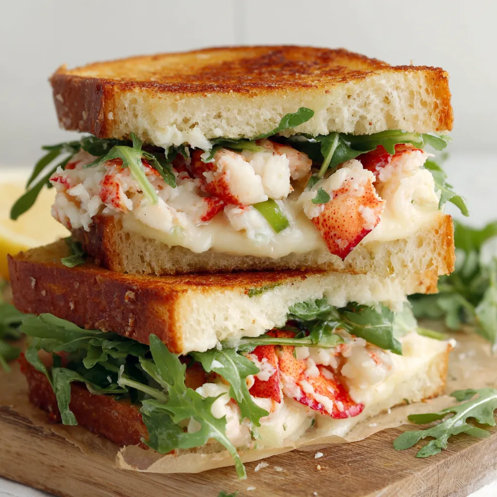 Kennebunkport Lobster Grilled Cheese Sandwich