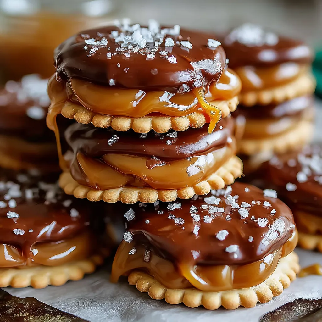 Decadent Caramel Ritz Cracker Christmas Cookies to Savor