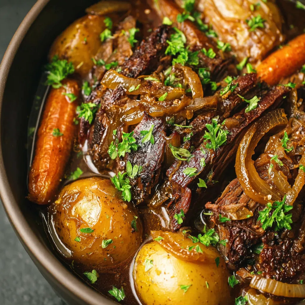 Crockpot French Onion Pot Roast