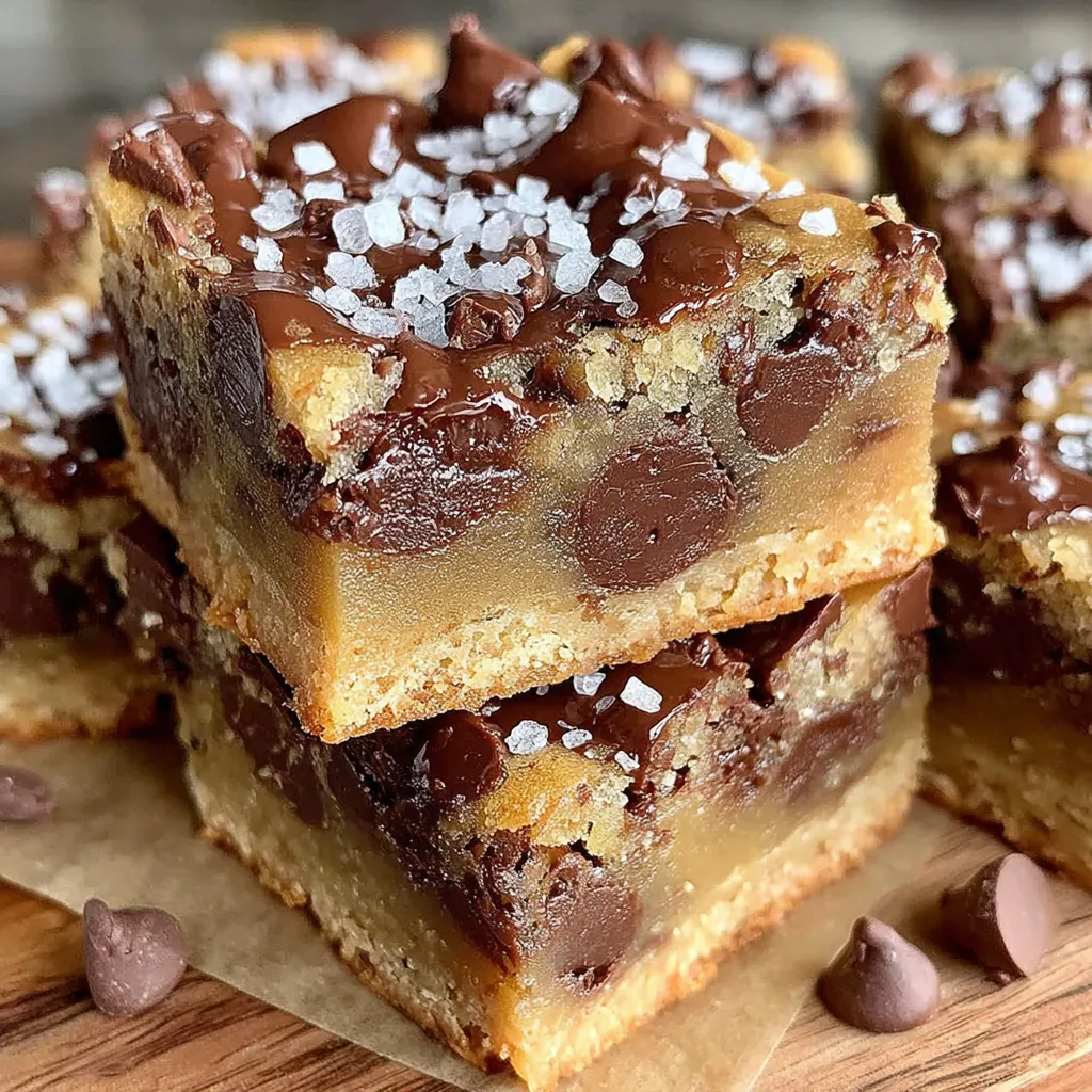 Chocolate Chip Cookie Dough Bars