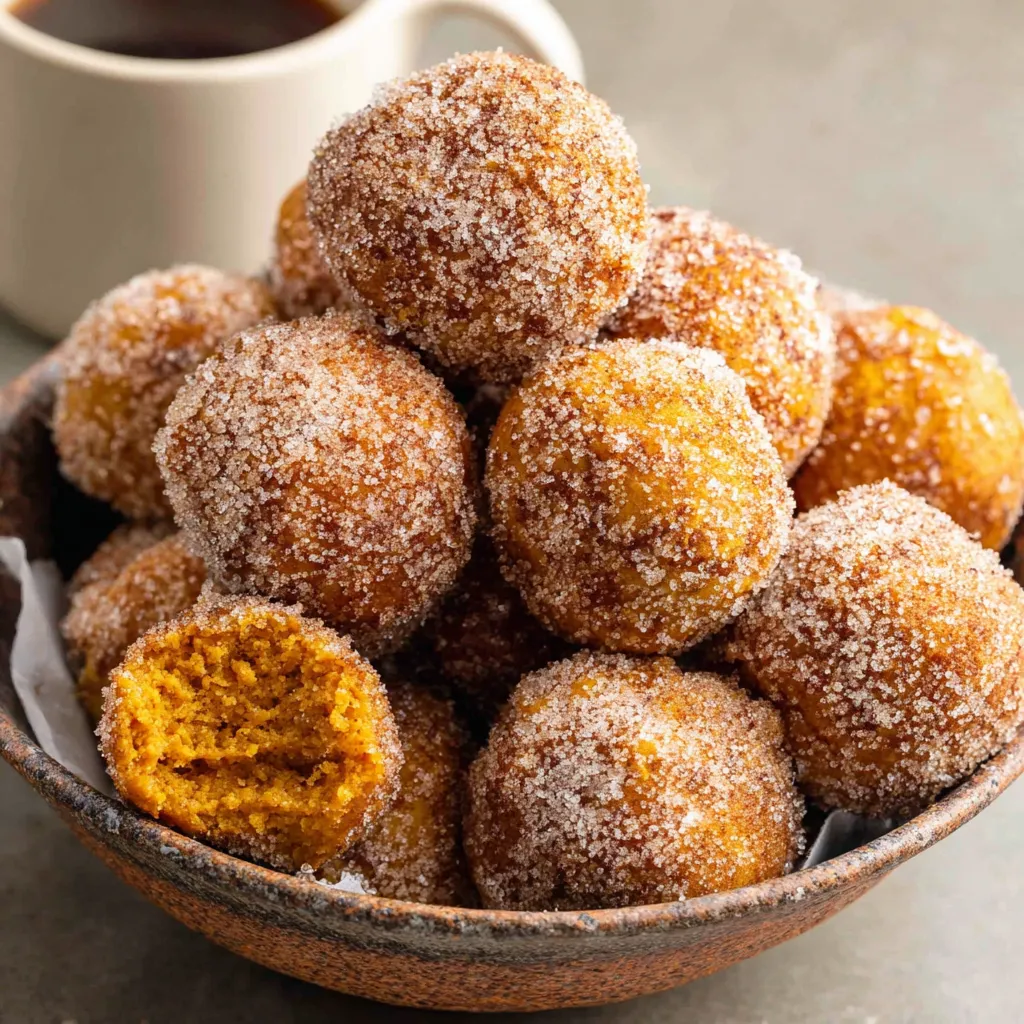 Pumpkin Donut Holes