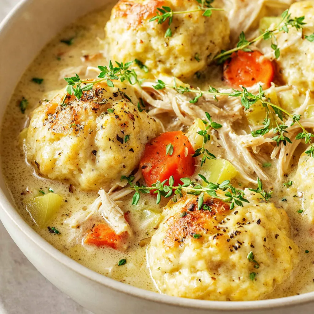 Classic Chicken and Dumplings